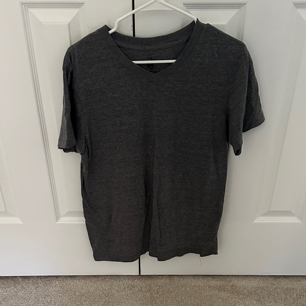 Beverly Hills Polo Club Charcoal V-Neck Tee